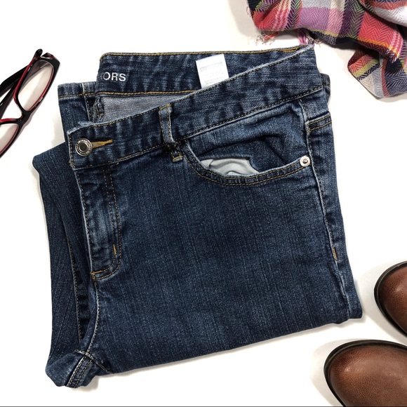 Michael Kors Denim - Michael Kors Bootcut Studded Denim Jeans